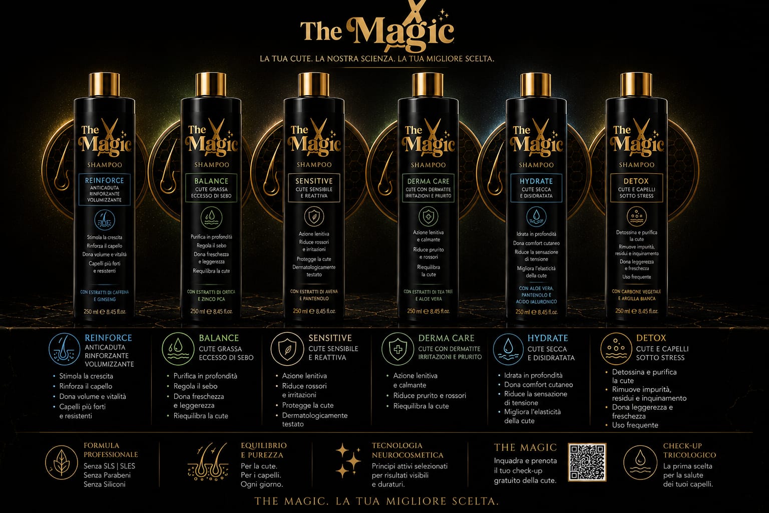 Prodotti professionali e cura personalizzata The Magic